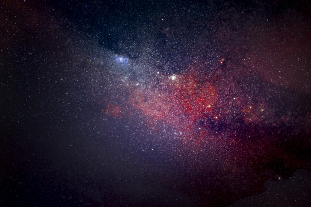 Colorful abstract universe textured background